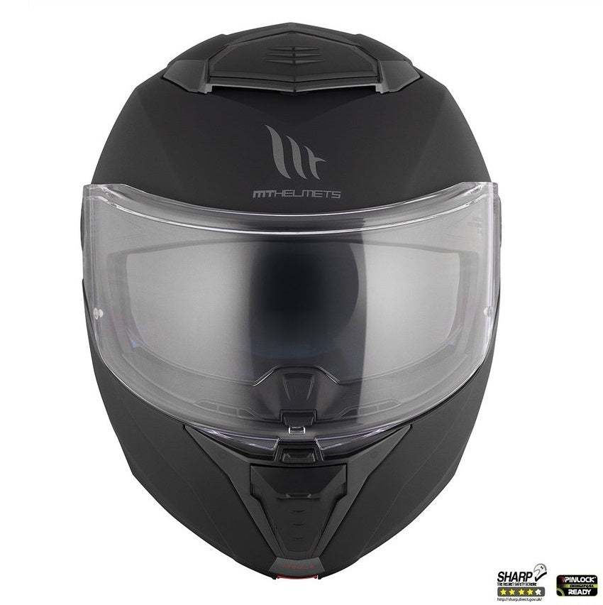 Casca modulabila MT Atom 2 SV A1 negru mat (ochelari soare integrati) Pinlock Ready - tip viziera: MT-V-35