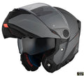 Casca modulabila MT Atom 2 SV A2 titanium mat (ochelari soare integrati) Pinlock Ready - tip viziera: MT-V-35