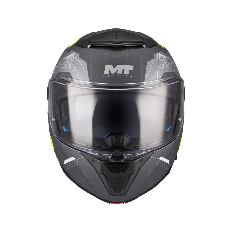 Casca modulabila MT Atom 2 SV Highlands E2 gri mat (ochelari soare integrati) Pinlock Ready - tip viziera: MT-V-35