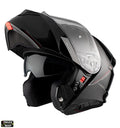Casca modulabila MT Genesis SV A1 negru lucios Pinlock ready - omologare noua ECE 22.06