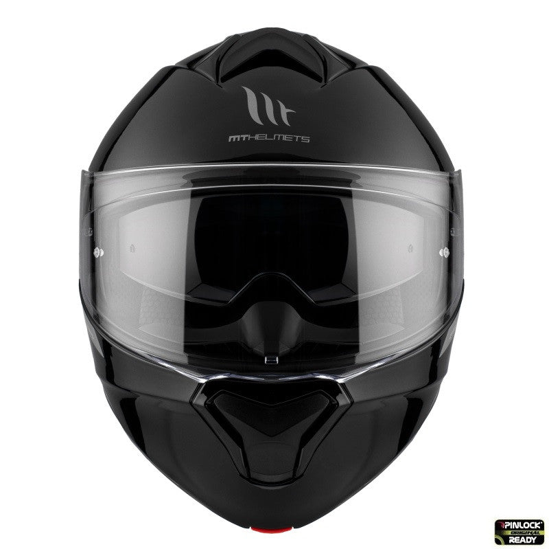 Casca modulabila MT Genesis SV A1 negru lucios Pinlock ready - omologare noua ECE 22.06