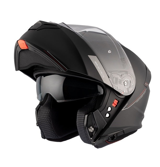 Casca modulabila MT Genesis SV A1 negru mat Pinlock ready - omologare noua ECE 22.06