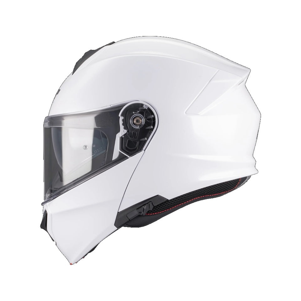 Casca modulabila MT Genesis SV Pure A0 alb lucios Pinlock ready - omologare noua ECE 22.06 - tip viziera: MT-V-25