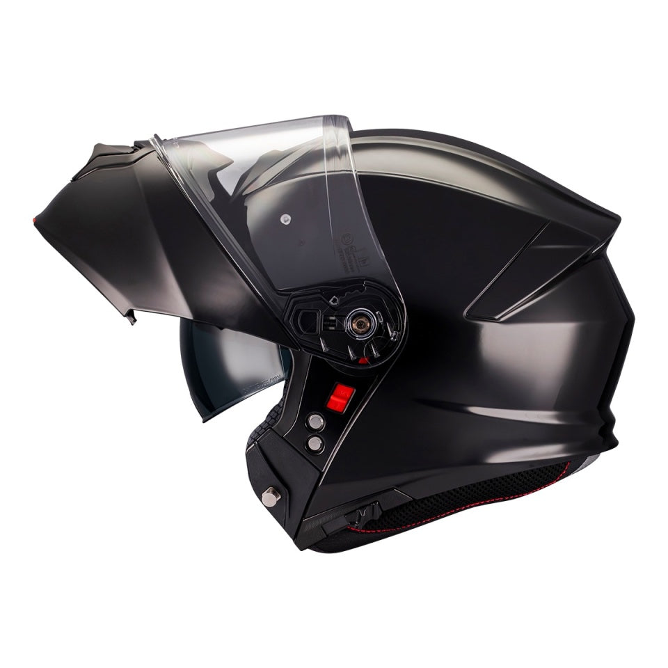 Casca modulabila MT Genesis SV Pure A1 negru lucios Pinlock ready - omologare noua ECE 22.06 - tip viziera: MT-V-25