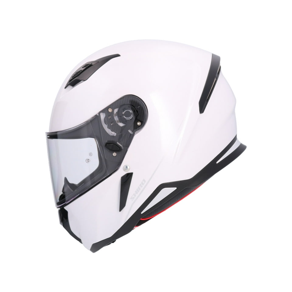 Casca moto integrala Shiro / Axor Hunter alb