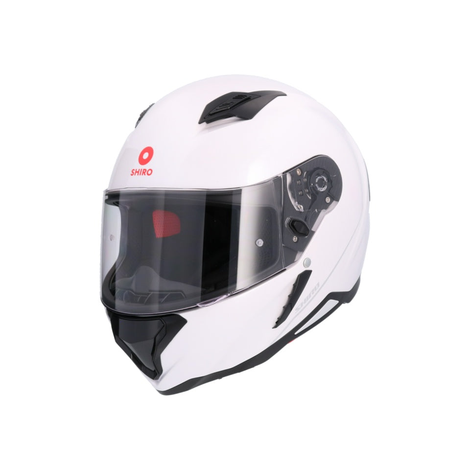 Casca moto integrala Shiro / Axor Hunter alb