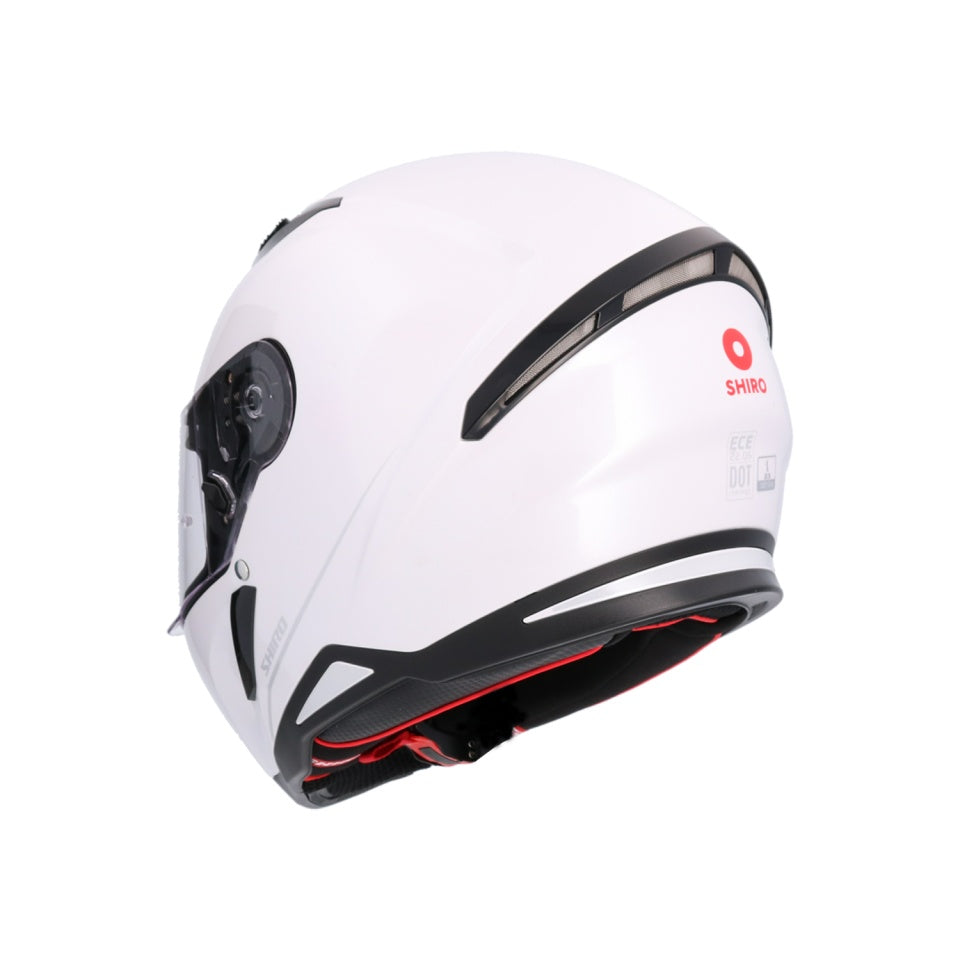 Casca moto integrala Shiro / Axor Hunter alb