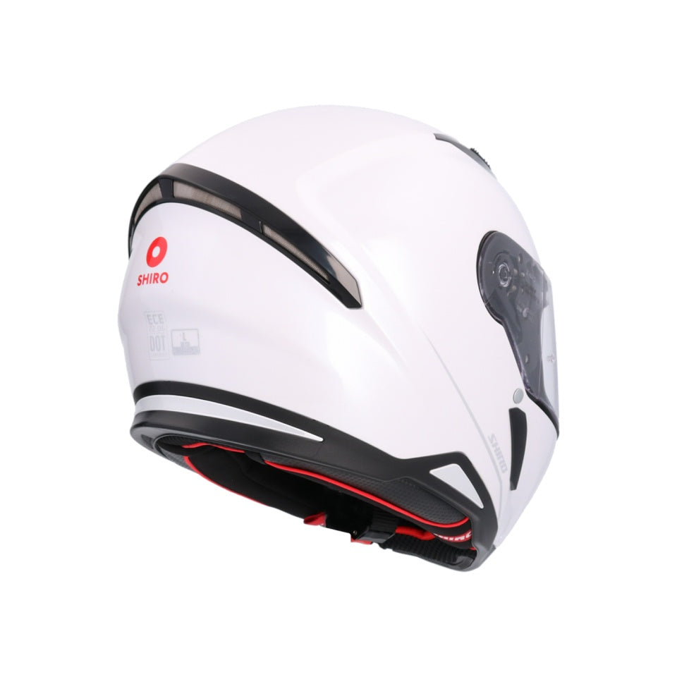 Casca moto integrala Shiro / Axor Hunter alb