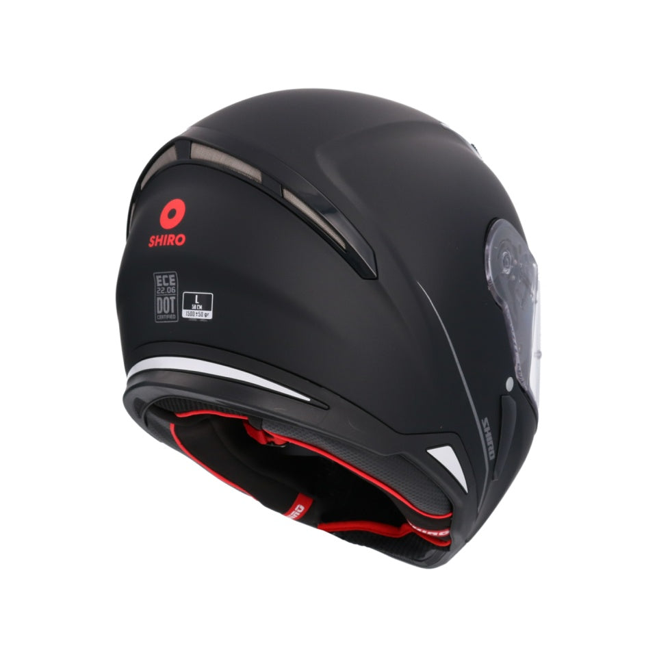 Casca moto integrala Shiro / Axor Hunter negru mat