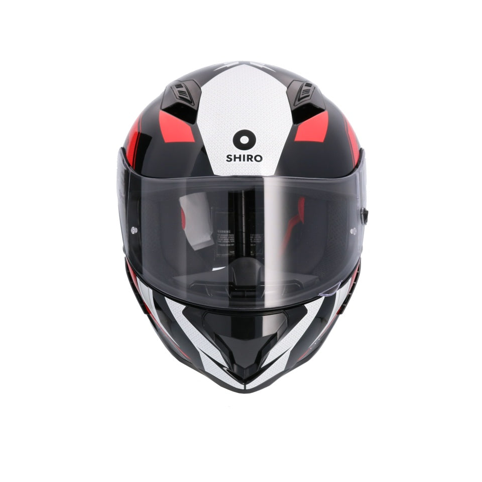Casca moto integrala Shiro Hunter Edge negru rosu