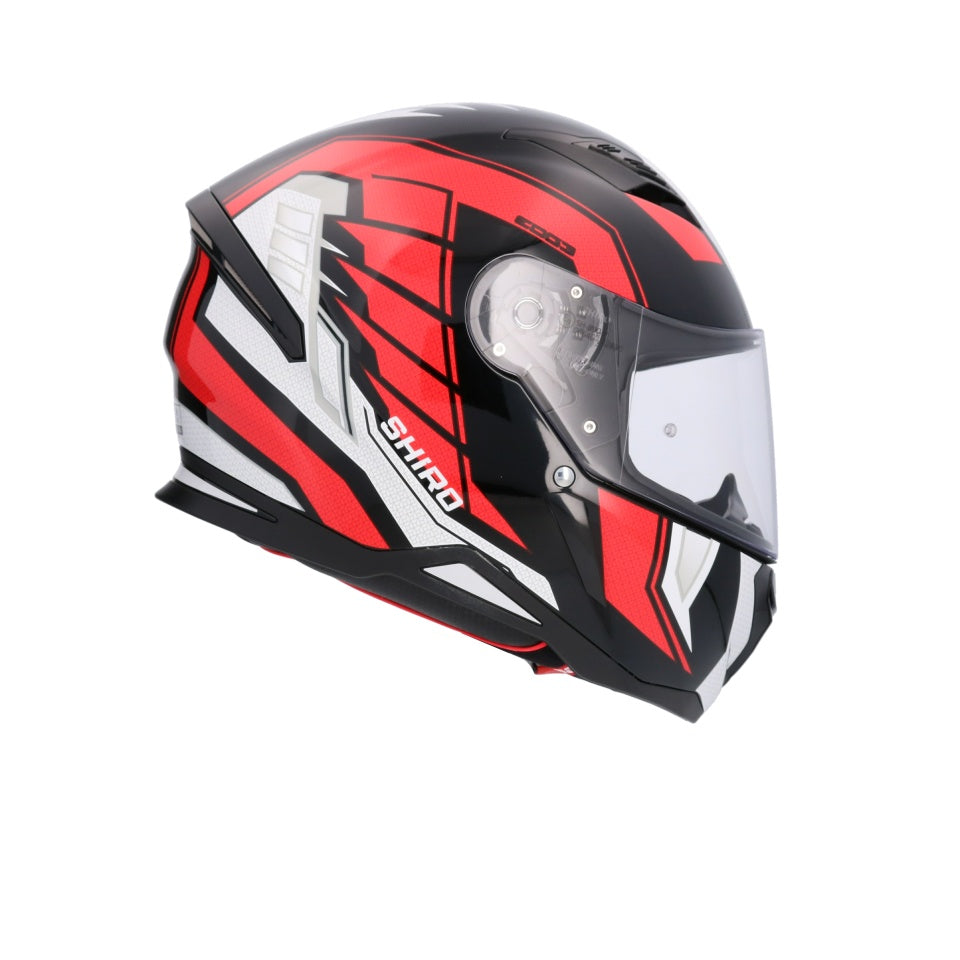 Casca moto integrala Shiro Hunter Edge negru rosu