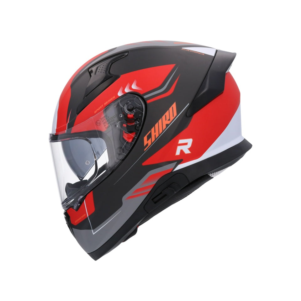 Casca moto integrala Shiro Katana Orbe (ochelari de soare integrati + viziera cadou)