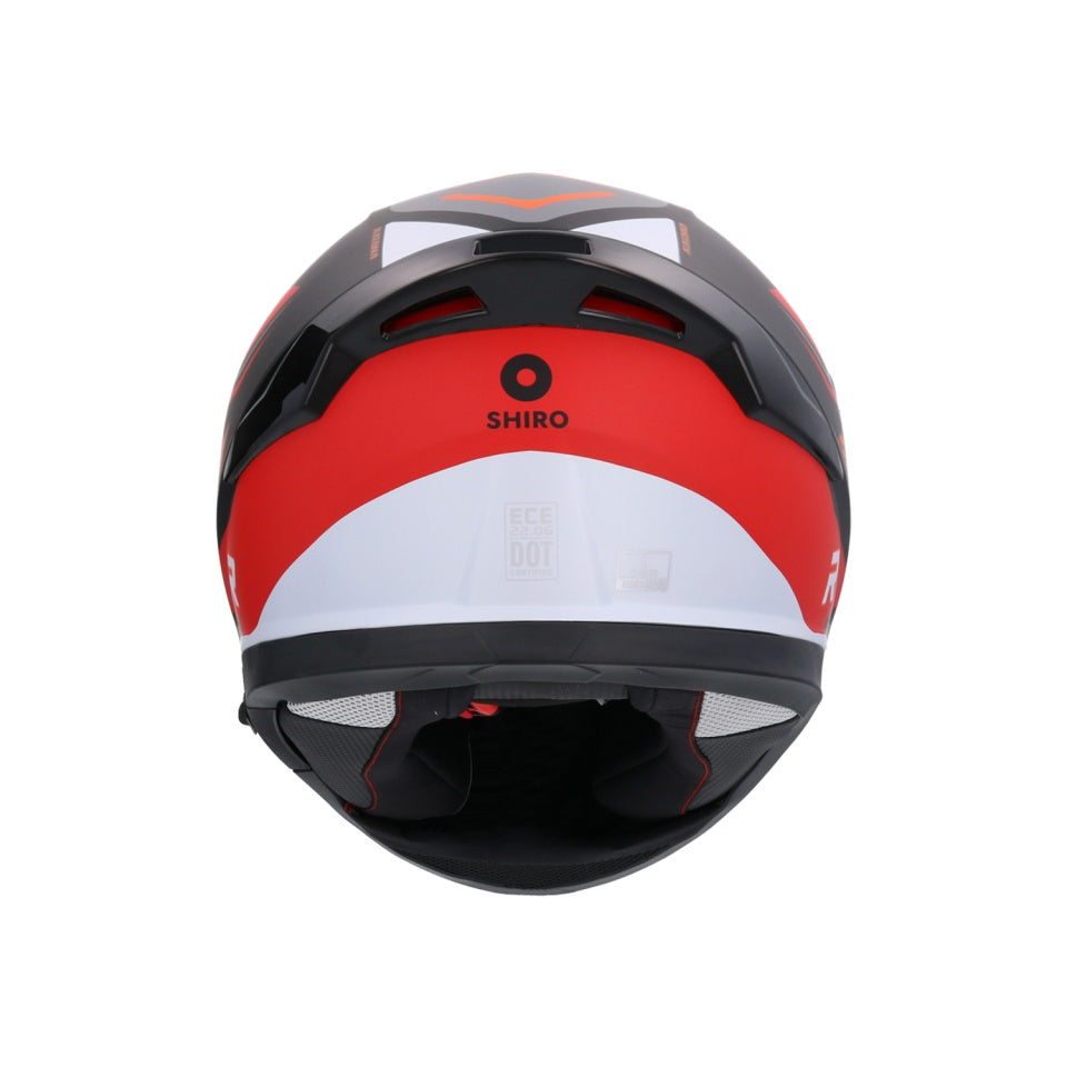 Casca moto integrala Shiro Katana Orbe (ochelari de soare integrati + viziera cadou)