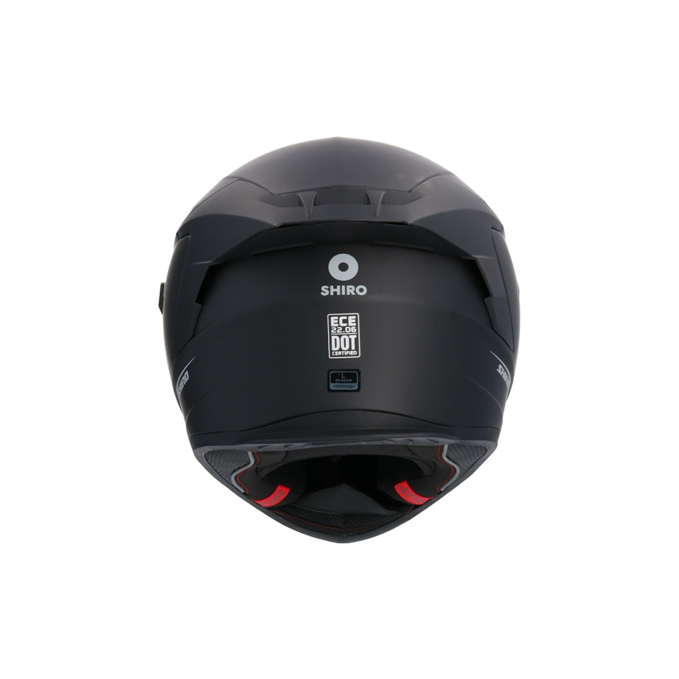 Casca moto integrala Shiro Raptor Ultimate negru mat