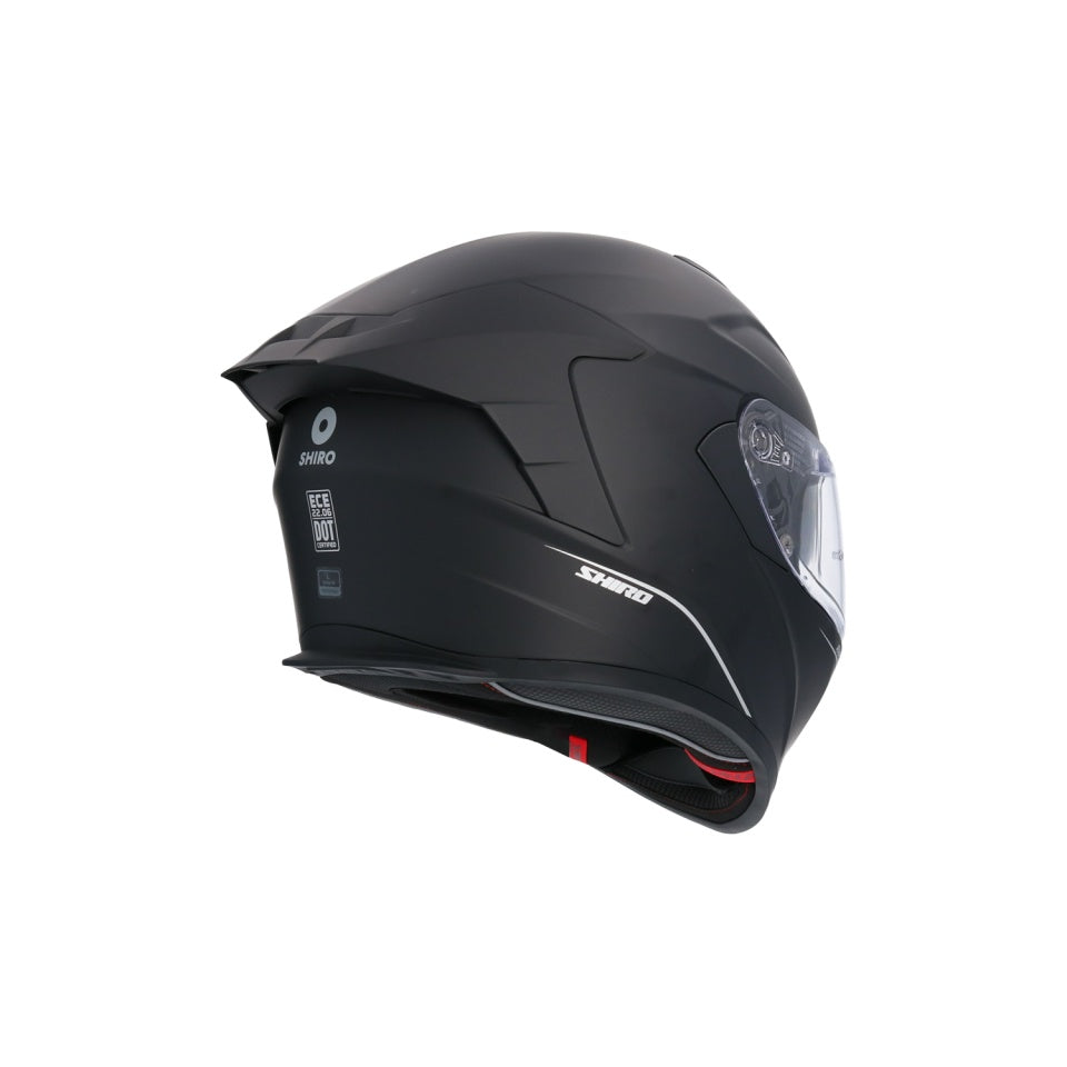 Casca moto integrala Shiro Raptor Ultimate negru mat