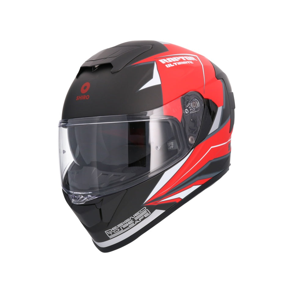 Casca moto integrala Shiro Raptor Ultimate rosu mat