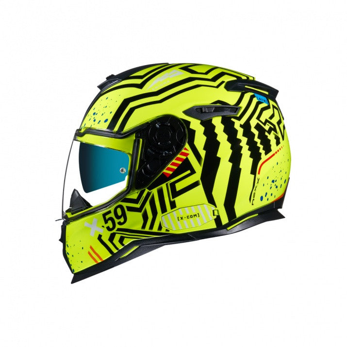 Casca moto Nexx SX.100 Enigma Neon