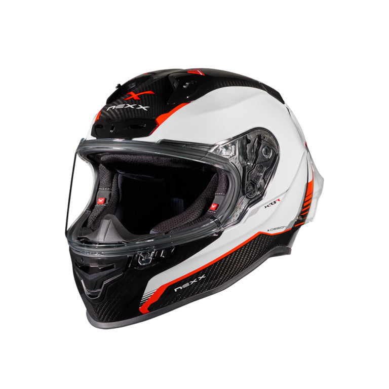 Casca moto NEXX X.R3R Carbon White (pinlock inclus)