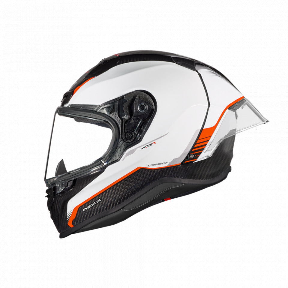 Casca moto NEXX X.R3R Carbon White (pinlock inclus)