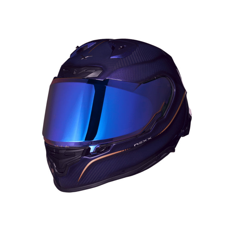 Casca moto NEXX X.R3R Hagibis Purple Carbon (pinlock inclus)
