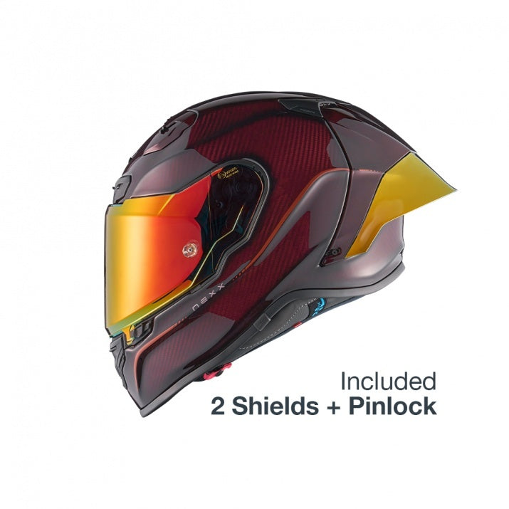 Casca moto NEXX X.R3R Hagibis Red Carbon (pinlock inclus+viziera cadou)