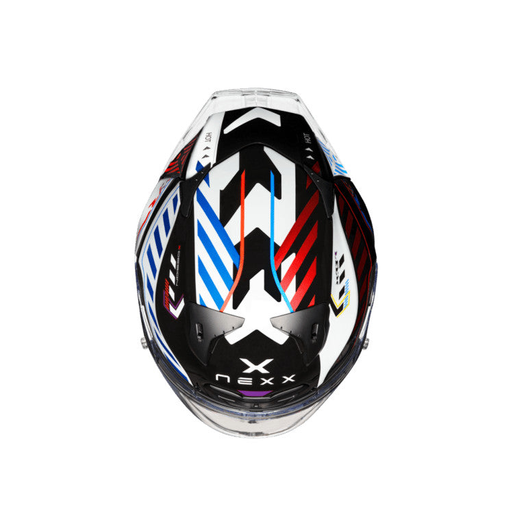 Casca moto NEXX X.R3R Out Brake Black White (pinlock inclus)