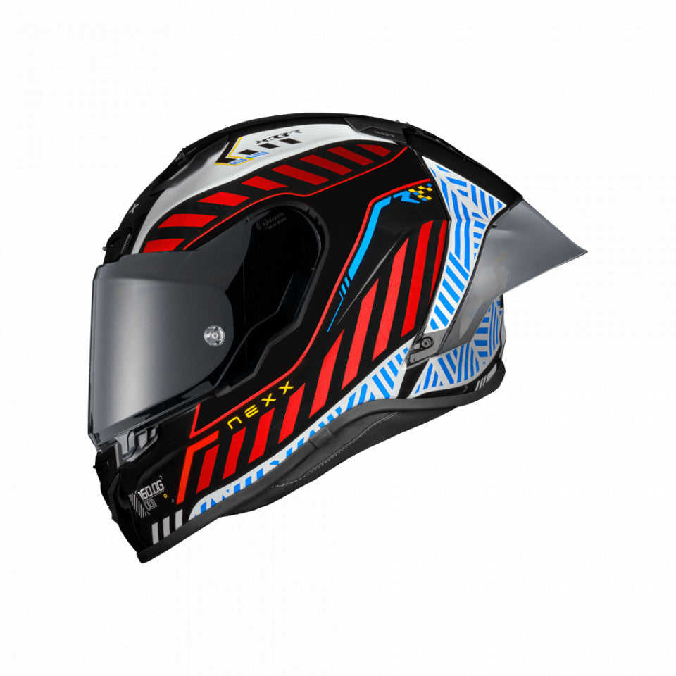 Casca moto NEXX X.R3R Out Brake Black White (pinlock inclus)