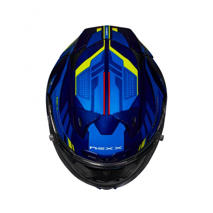 Casca moto NEXX X.R3R Precision Blue (pinlock inclus)