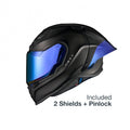 Casca moto NEXX X.R3R Zero Pro 2 Carbon Blue MT