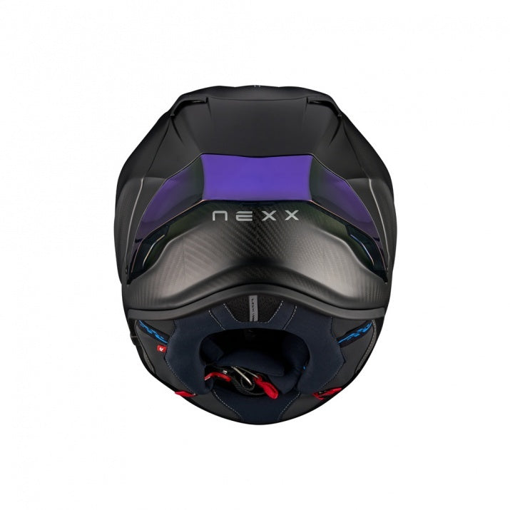 Casca moto NEXX X.R3R Zero Pro 2 Carbon Blue MT