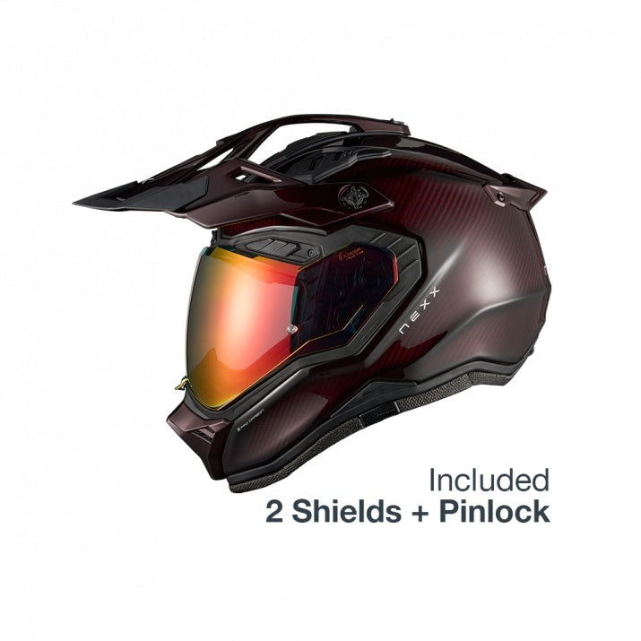 Casca moto NEXX X.Rally Carbon Namib (pinlock inclus + viziera extra cadou)