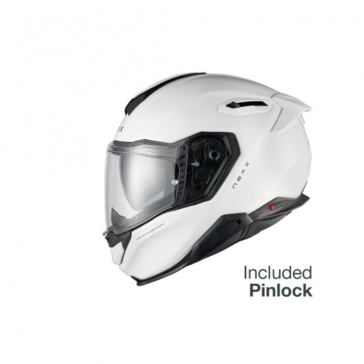 Casca moto NEXX X.TR Plain White (pinlock inclus)