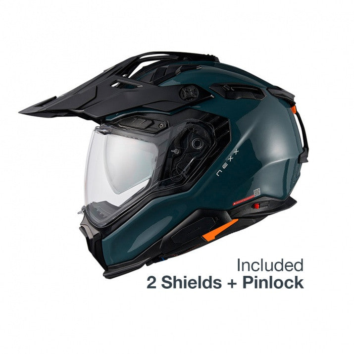 Casca moto NEXX X.WED3 Carbon Wild Pro Wild Blue (pinlock inclus)