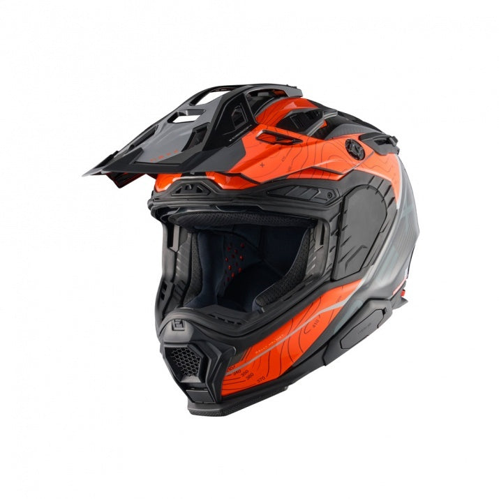 Casca moto NEXX X.WED3 Furka Orange Carbon (pinlock inclus)