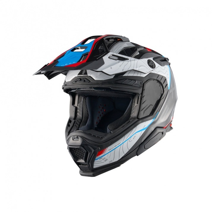 Casca moto NEXX X.WED3 Furka Red/Blue Carbon (pinlock inclus)