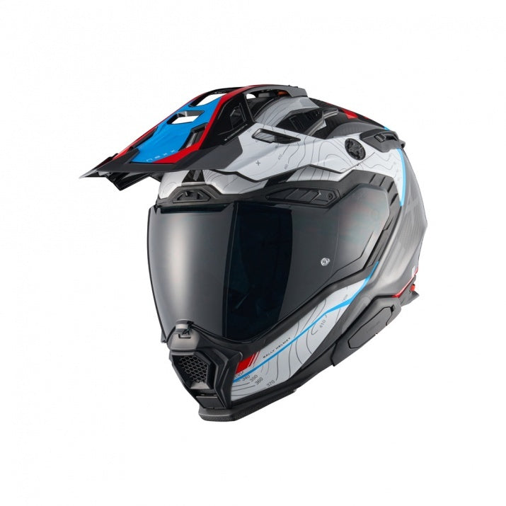 Casca moto NEXX X.WED3 Furka Red/Blue Carbon (pinlock inclus)