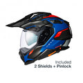 Casca moto NEXX X.WED3 KEYO Blue Red (pinlock inclus)