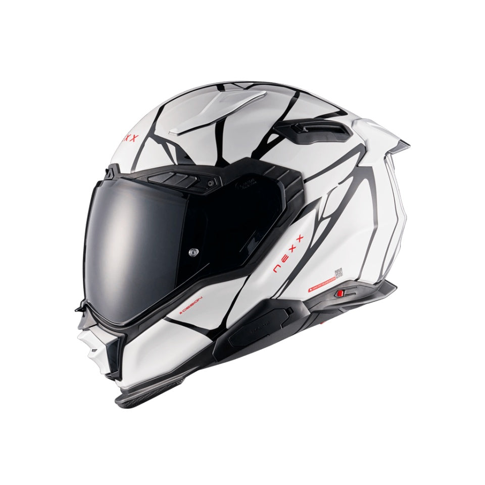 Casca moto NEXX X.WST3 B-Side White/Black (pinlock inclus + viziera cadou)