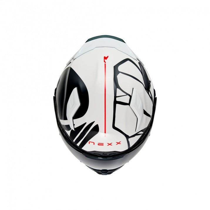Casca moto NEXX X.WST3 B-Side White/Black (pinlock inclus + viziera cadou)