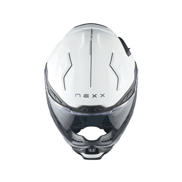 Casca moto NEXX X.WST3 Plain White Pearl (pinlock inclus)