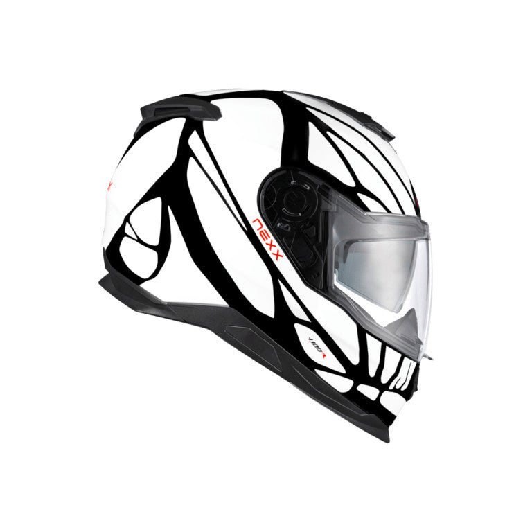 Casca moto NEXX Y.100 B-Side Black White (pinlock inclus)