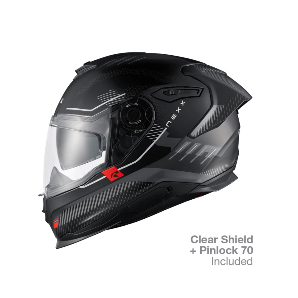 Casca moto NEXX Y.100R Baron Black (pinlock inclus)