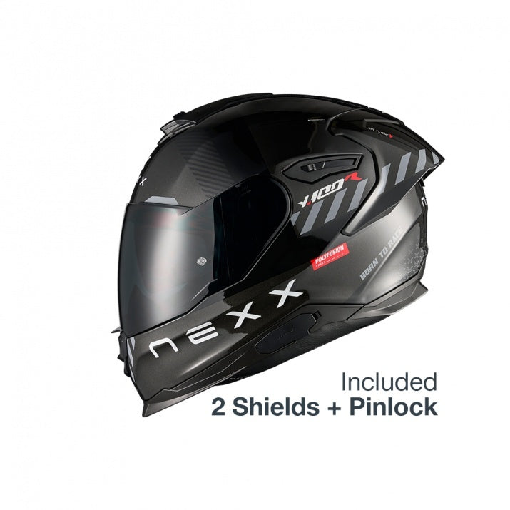 Casca moto NEXX Y.100R Fade Black (pinlock inclus+viziera cadou)