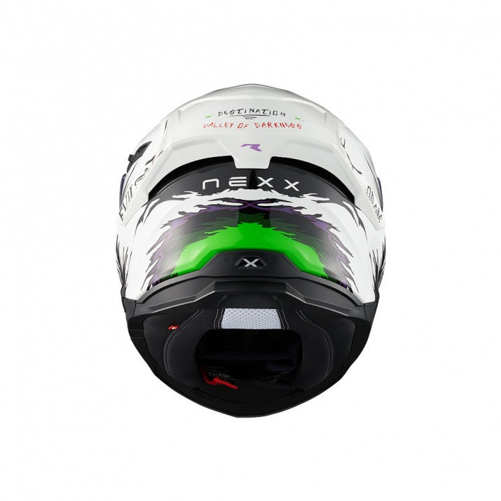 Casca moto NEXX Y.100R Night Rider White (pinlock inclus)