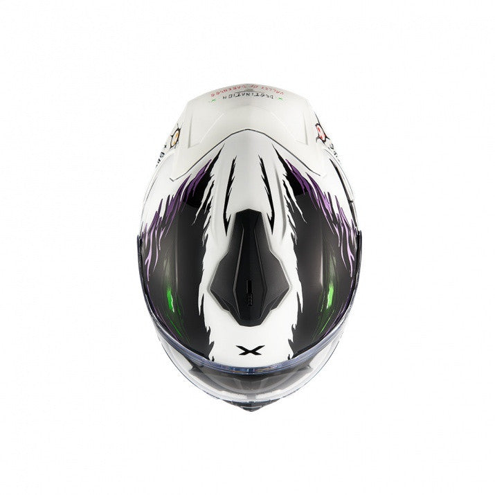Casca moto NEXX Y.100R Night Rider White (pinlock inclus)