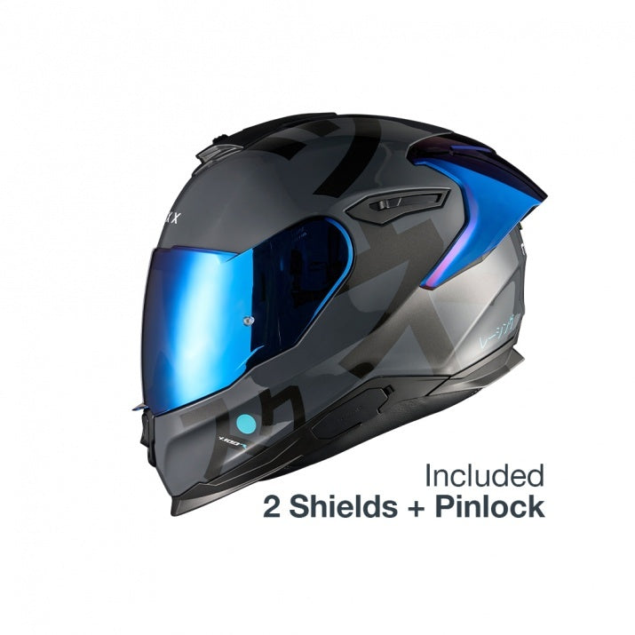 Casca moto NEXX Y.100R Nippon Premium Grey - PRECOMANDA (pinlock inclus + viziera cadou)