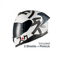 Casca moto NEXX Y.100R Nippon White (pinlock inclus + viziera cadou)