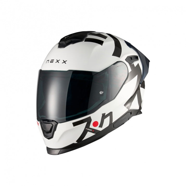 Casca moto NEXX Y.100R Nippon White (pinlock inclus + viziera cadou)