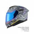 Casca moto NEXX Y.100R UrbanGram Nardo Grey (pinlock inclus) + viziera cadou