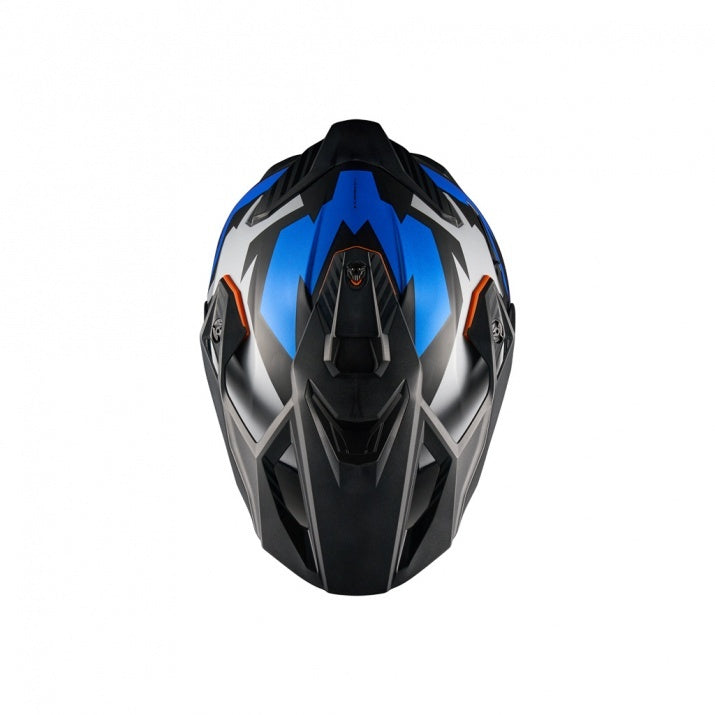 Casca moto NEXX Y.TRAVL Primal Blue Neon (pinlock inclus + viziera cadou)